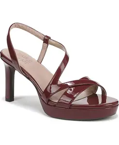 Женские платформенные босоножки Abby с открытым квадратным мысом Naturalizer, красный