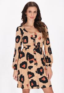 Платье-рубашка faina, коричневый