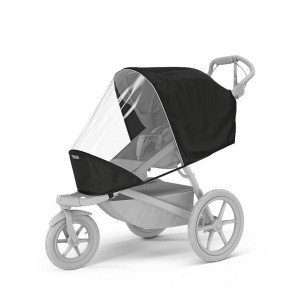 Одинарный дождевик Thule Urban Glide на 3 и 4 колеса, черный