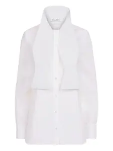 Рубашка с объемным воротником Nina Ricci, белый