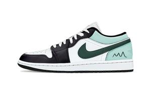 Jordan Баскетбольные кроссовки Air 1 Pine Tree Matcha Support Low Top Vintage Unisex Mint Green