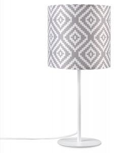 Настольная лампа Paco Home Luca Tl Stl 400, белый - сталь - 18 x 37 x 18 см