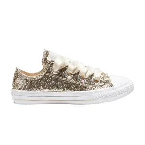 Кроссовки Converse Chuck Taylor All Star Big Eyelets Low GS 'Party Dress - Gold', золотой