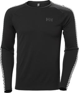 Helly-Hansen LIFA Active Stripe Crew мужское термобелье - дышащая, влагоотводящая термофутболка для активного отдыха Helly Hansen, 990 Black