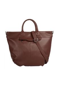 Сумочка, натуральная кожа, производство Италия Samantha Look, коричневый