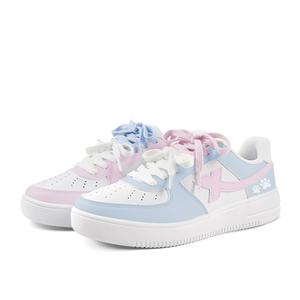 XTEP Кроссовки Air Force One с низким верхом, противоскользящие, износостойкие, унисекс, синие, розовые, разные цвета