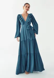 Длинное платье allie Willa, Petrol Blue