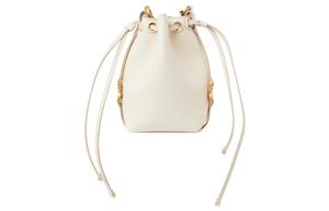 Chloé Сумка через плечо Chloe Marcie Grain Calfskin, кросс-боди Extra Mini женская white