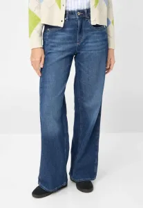 Стиль морган, широкие штанины Brax, Used Regular Blue