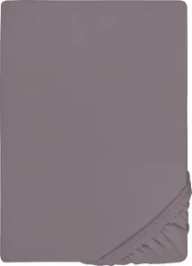 Простыня на резинке Jersey-Elastic-Topper 0077641, цвет: серебристый/серый, размер: 1x 140x200 см - 160x220 см Biberna