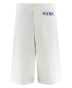 Хлопковые шорты-бермуды с задним карманом Oamc, белый