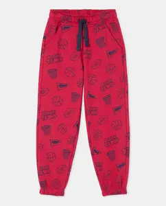 Детские штаны из флиса с принтом по всей поверхности Kids El Corte Inglés, красный