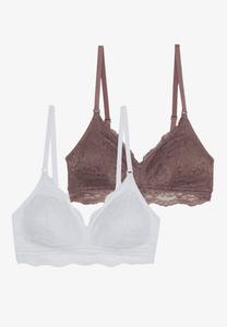 Треугольный бюстгальтер 2 PACK Anna Field, розовый