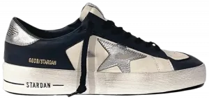 Кроссовки Golden Goose Stardan 'Optic White Navy Silver', синий