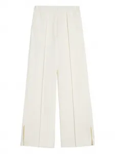 Брюки с эластичным поясом Jil Sander, белый