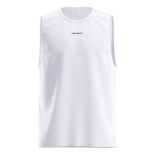 Футболка-майка мужская HOTSUIT, серебристо-белая