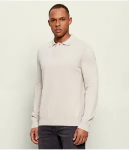 Поло Asac_PL regular fit Boss Orange, бежевый