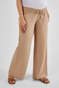 Льняные брюки для беременных Jojo Maman Bébé, бежевый