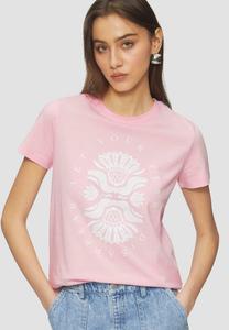 Футболка с принтом MIT FRONT QS, светло-розовый