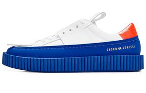 Кроссовки для скейтборда унисекс низкие синий Choco Concert