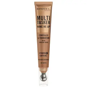 Тональный крем и консилер multi-tasker разбуди меня Rimmel, 20 мл., цвет 090 toffee