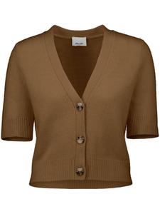 Кашемировый кардиган Allude, коричневый