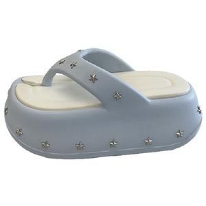 Шлепанцы женские TAFN, Blue