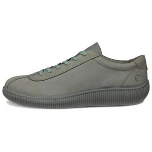 Ecco Fluttershy Zero Point SS26 низкие повседневные кроссовки мужские зеленые 537754