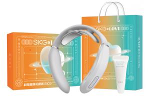 Массажер для шеи защита шеи и плеч горячий компресс импульсный портативный K3 SKG, серый