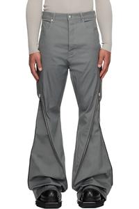 Rick Owens Серые конкордансы, банановые брюки Болан