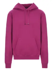 Худи оверсайз с логотипом Saint Laurent, розовый