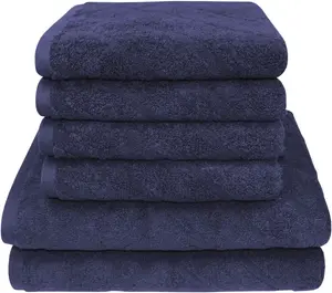 Набор полотенец Dyckhoff "Огни большого города" (6 шт.), ультрамарин