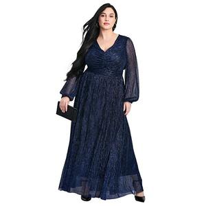 Женское платье макси Lucia Plisse plus size Avenue, Midnight