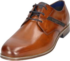 Мужские деловые туфли Bugatti, мужские шнурованные, Tan