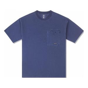 Футболка transitional utility tee 'navy' Converse, синий
