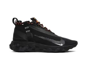 Кроссовки Nike React Runner Mid WR ISPA 'Black', черный