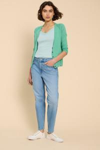 Кардиган Naria с v-образным вырезом White Stuff, зеленый