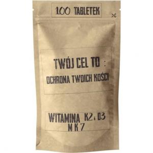 Витамин K2 MK7 + D3 100 таблеток Ваша цель: защита костей 101,4 г Simple Day