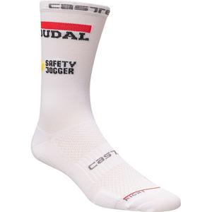 Носки Castelli Soudal/Quick-Step Rosso Corsa Pro 18 Castelli, White