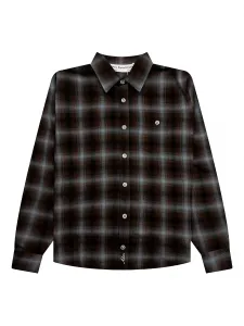 Стеганая куртка-рубашка в клетку Advisory Board Crystals, синий