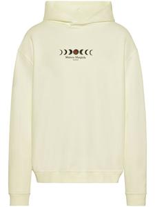 Maison Margiela худи с логотипом, нейтральный цвет