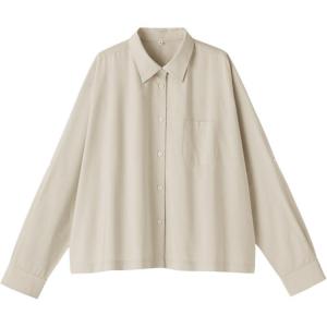 Рубашка женская с лацканом Moderate Others MUJI, айвори