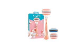 Gillette Набор для удаления волос White Tea Shaver из четырех предметов