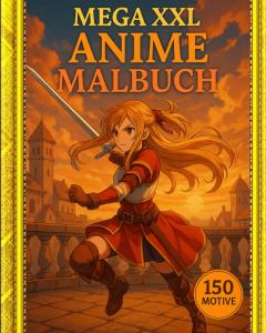 150 Motive! Ausmalspaß aus der Welt der Anime: Große Auswahl an Anime-Motiven von süß bis dämonisch (German Edition) (Independently published)