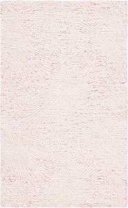 Ковер SAFAVIEH, 92 x 153 см, Ebony Collection, Pink & Ivory, ручной работы из шерсти, идеален для помещений с высокой проходимостью: прихожая, гостиная, спальня (EBN105U)