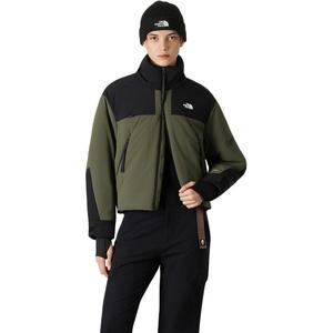 Пуховик женский THE NORTH FACE, зеленый/черный