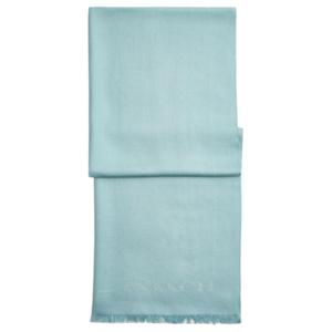 COACH Шерстяной шарф из овчины с кожаной вязкой унисекс синий, Blue