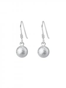 Alexander York Серьги-шарики с бриллиантовой пылью из серебра 925 пробы, комплект из двух штук в серебре