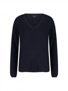 Фактурный свитер с V-образным вырезом цвета гортензии Zero