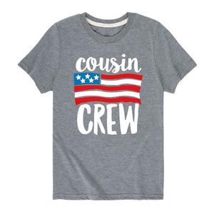 Футболка с рисунком Cousin Crew Americana для мальчиков 8–20 лет Licensed Character, серый